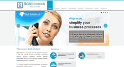 Desktop Screenshot of bgsinfotech.com